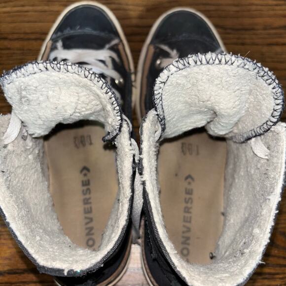 Converse Chuck Taylor All Star High Top Fleece Lined Platform Shoes Men’s 7.5 - Picture 8 of 8